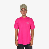 FUSCHIA REWORKED LOGO T-SHIRT