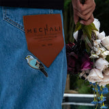 5TH YEAR EXCLUSIVE RELAXED FIT FLORAL EMBROIDERED DENIM