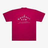 FUSCHIA REWORKED LOGO T-SHIRT