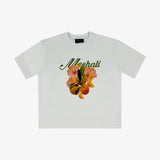 OIL PAINT ORANGE GRAPHIC T-SHIRT